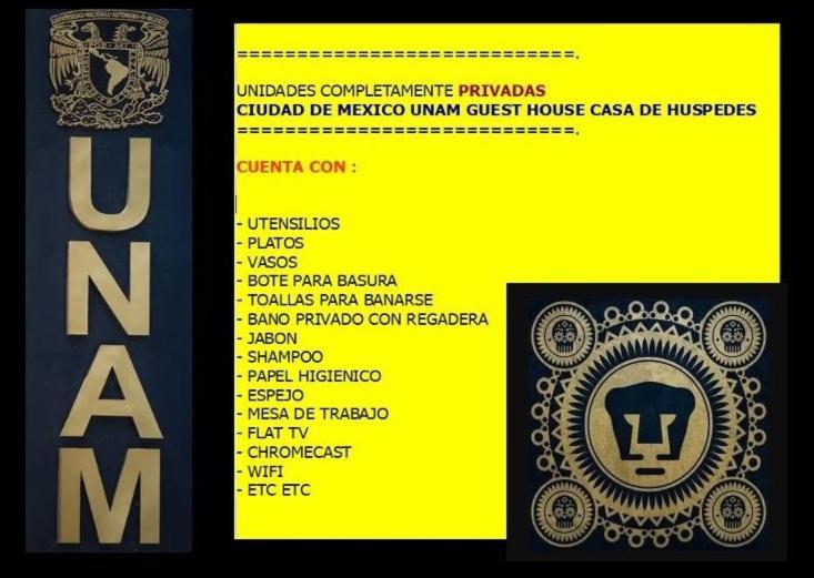 Ciudad De Mexico Unam Guest House Casa De Huespedes Eksteriør billede